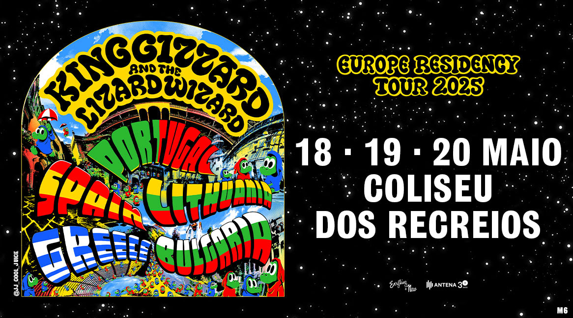 King Gizzard and the Lizard Wizard com tr&ecirc;s conceros no Coliseu dos Recreios