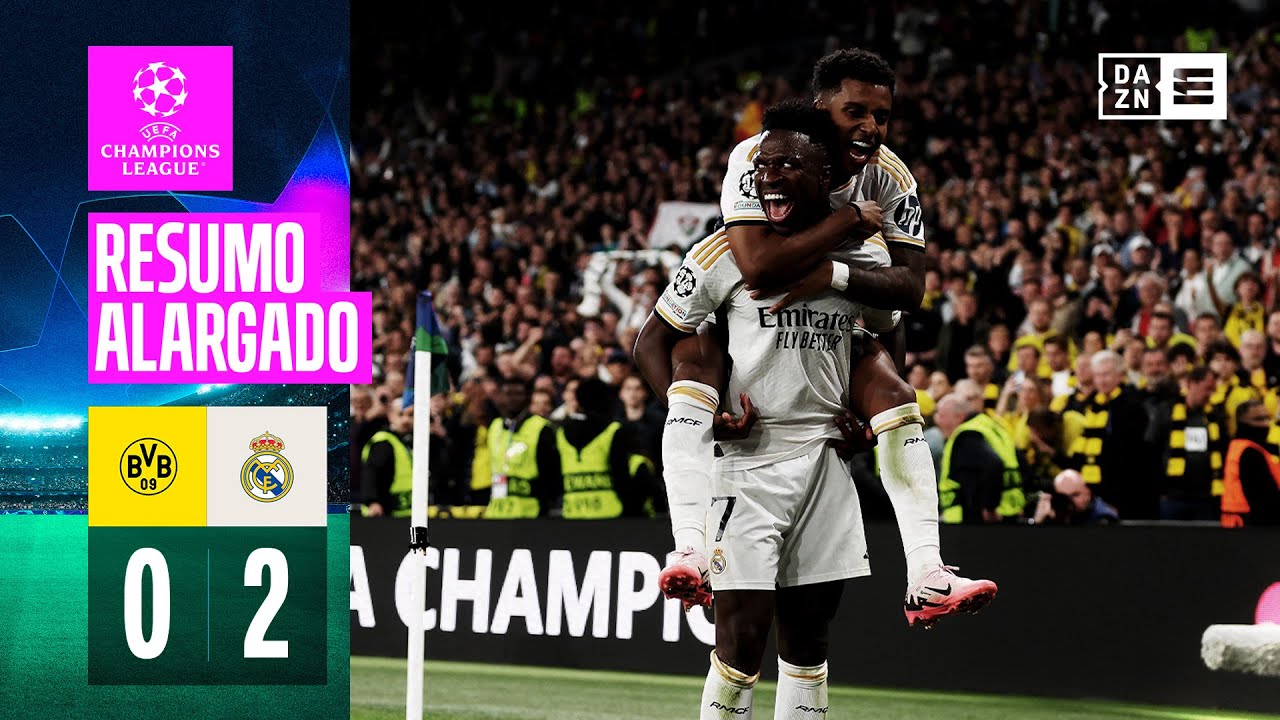 Resumo alargado | Dortmund 0-2 Real Madrid | Champions League 23/24