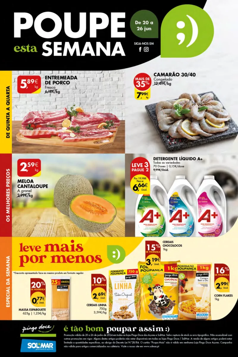 antevisao folheto pingo doce acores