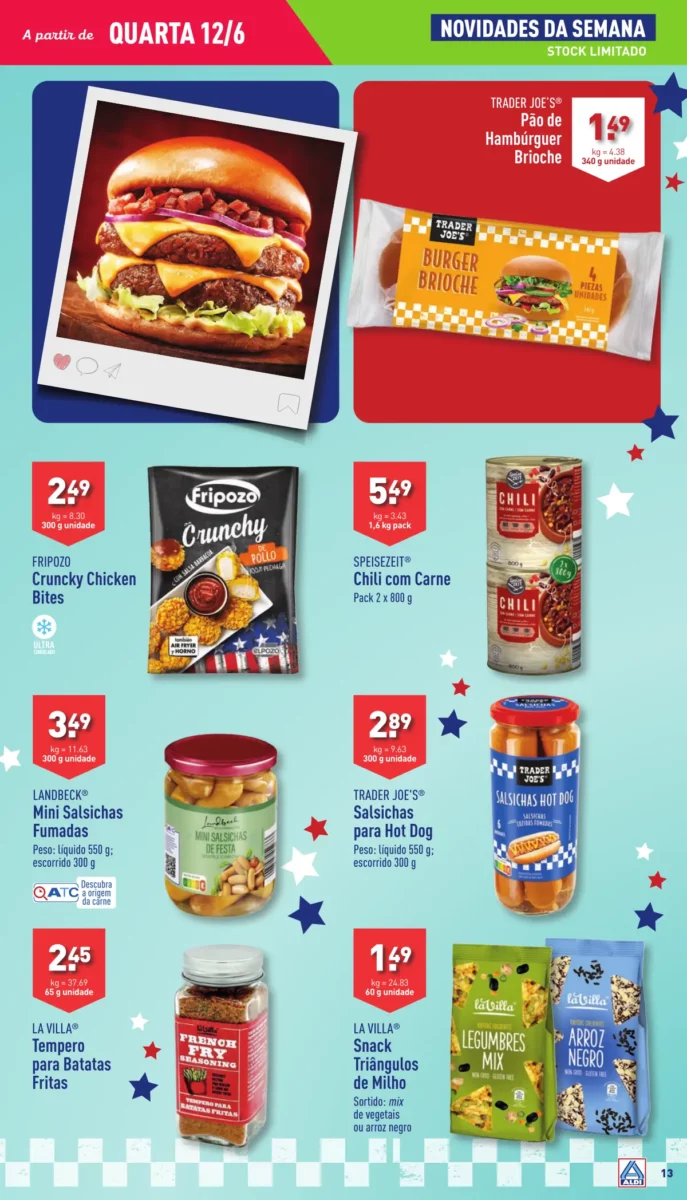 Antevis&atilde;o Folheto ALDI (12 a 18 junho)