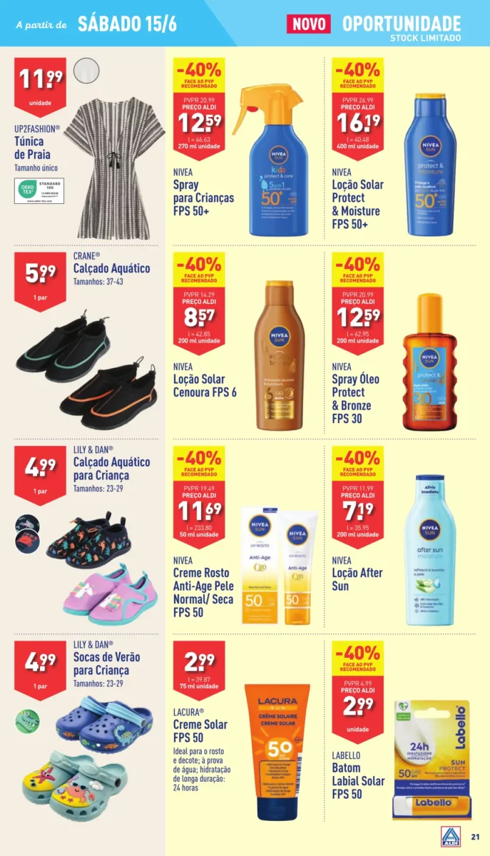 Antevis&atilde;o Folheto ALDI (12 a 18 junho)