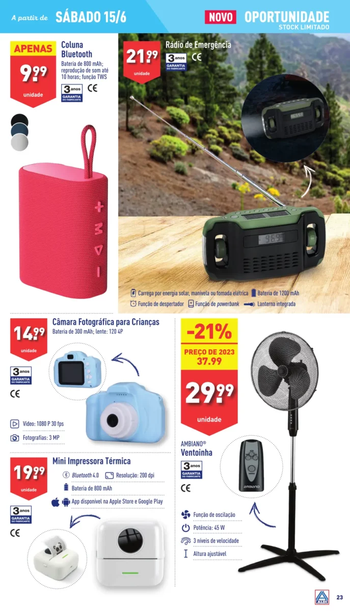 Antevis&atilde;o Folheto ALDI (12 a 18 junho)