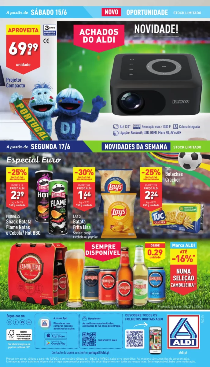 Antevis&atilde;o Folheto ALDI (12 a 18 junho)
