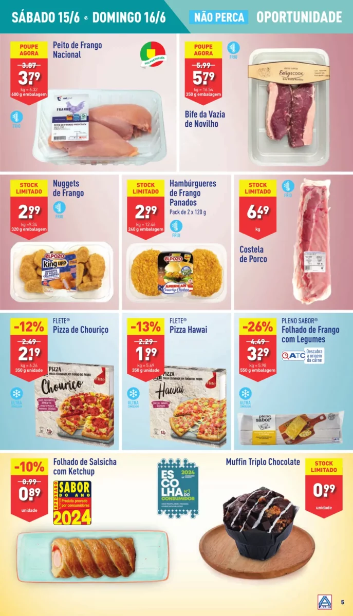 Antevis&atilde;o Folheto ALDI (12 a 18 junho)