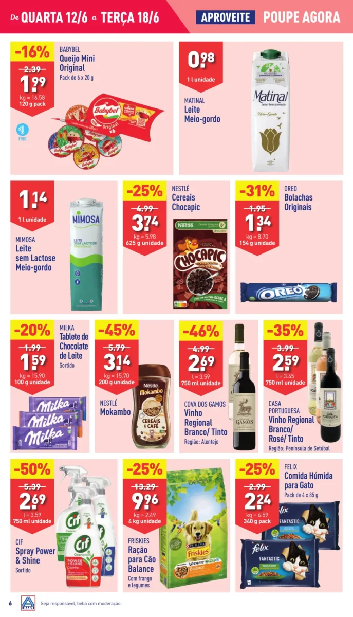 Antevis&atilde;o Folheto ALDI (12 a 18 junho)