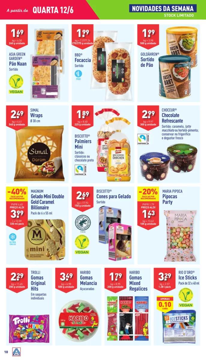Antevis&atilde;o Folheto ALDI (12 a 18 junho)