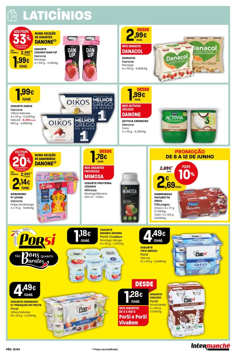 Antevis&atilde;o Folheto Intermarch&eacute; (6 a 12 junho)