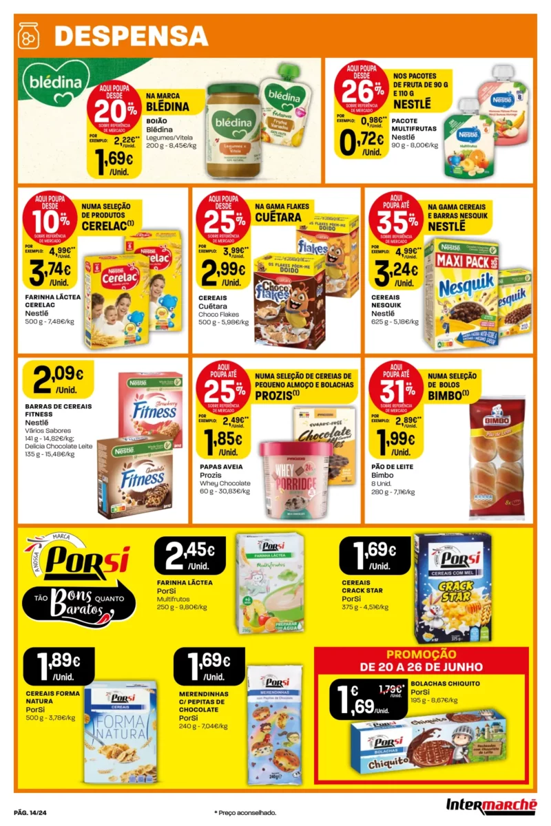 Antevis&atilde;o Folheto Intermarch&eacute; (20-26 Jun)