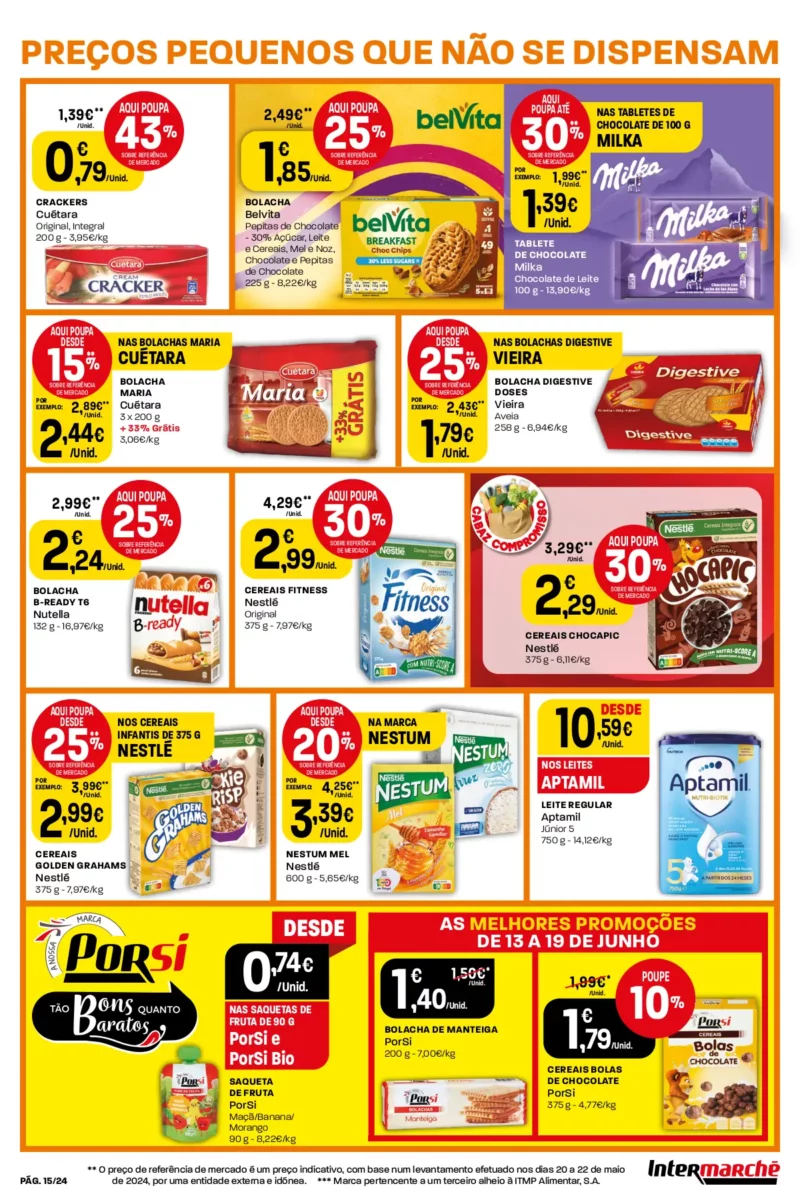 Antevis&atilde;o Folheto Intermarch&eacute;: 13 a 19 de junho