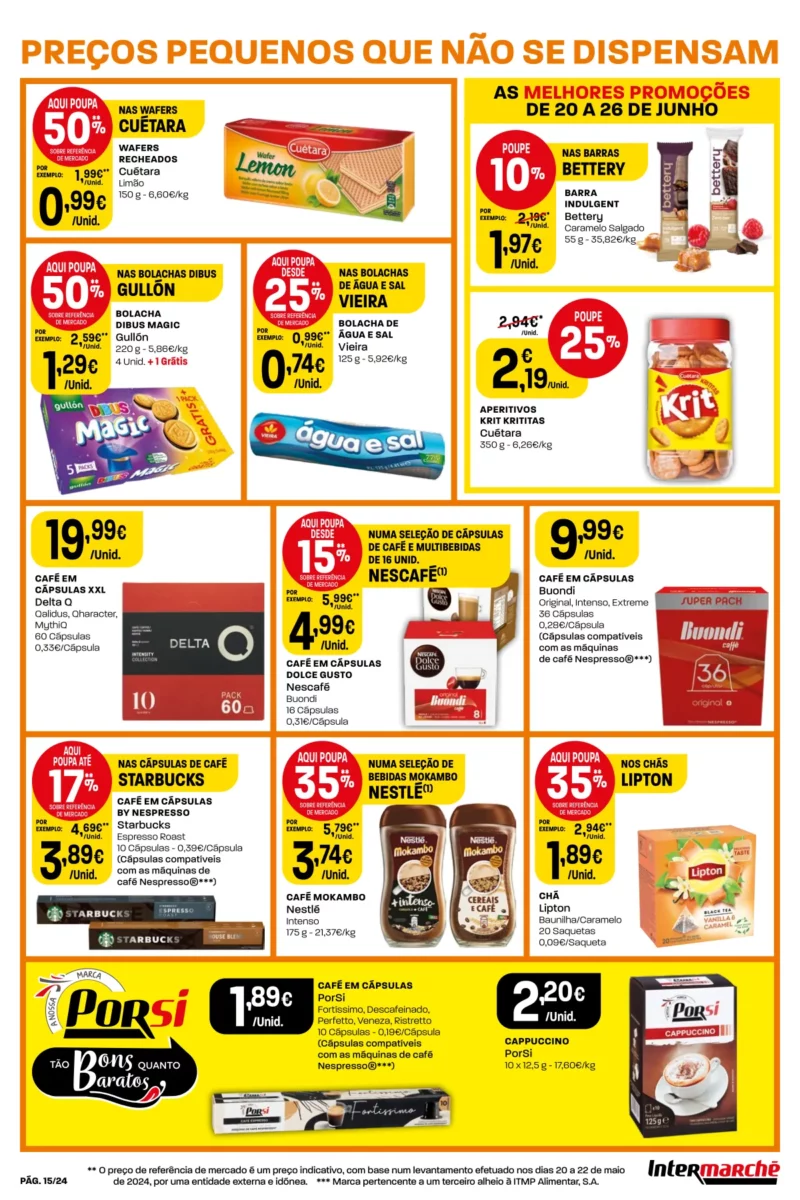 Antevis&atilde;o Folheto Intermarch&eacute; (20-26 Jun)