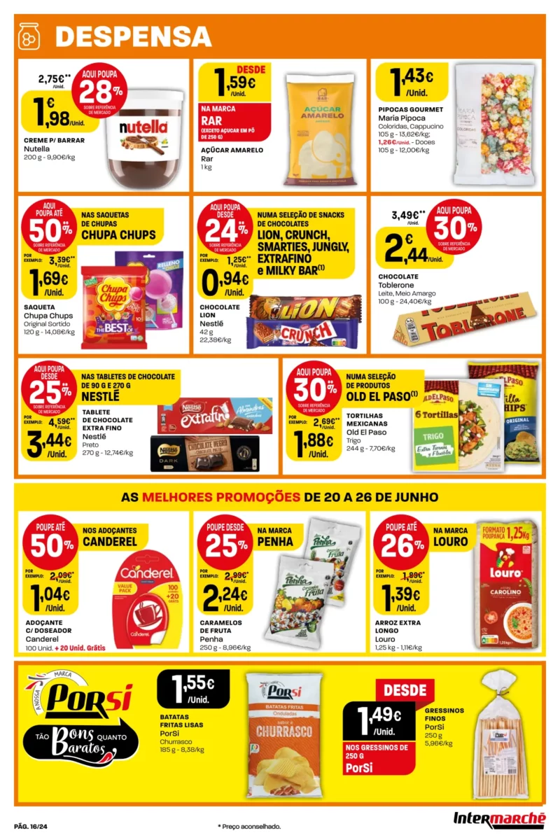 Antevis&atilde;o Folheto Intermarch&eacute; (20-26 Jun)