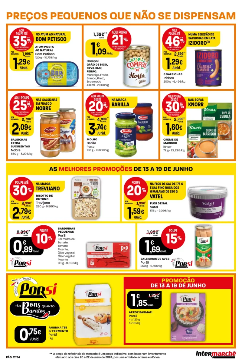 Antevis&atilde;o Folheto Intermarch&eacute;: 13 a 19 de junho