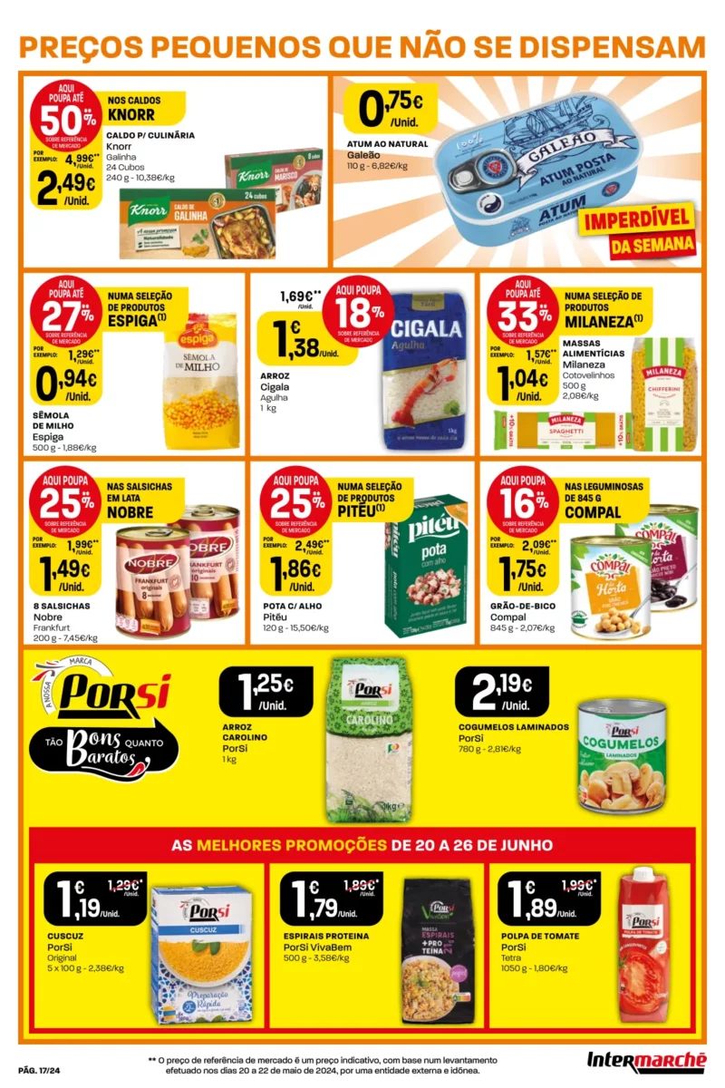 Antevis&atilde;o Folheto Intermarch&eacute; (20-26 Jun)