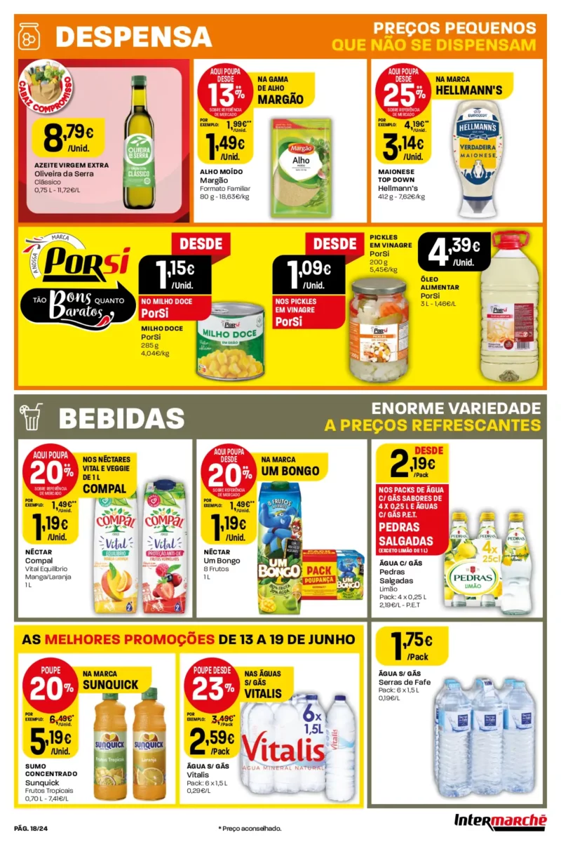 Antevis&atilde;o Folheto Intermarch&eacute;: 13 a 19 de junho