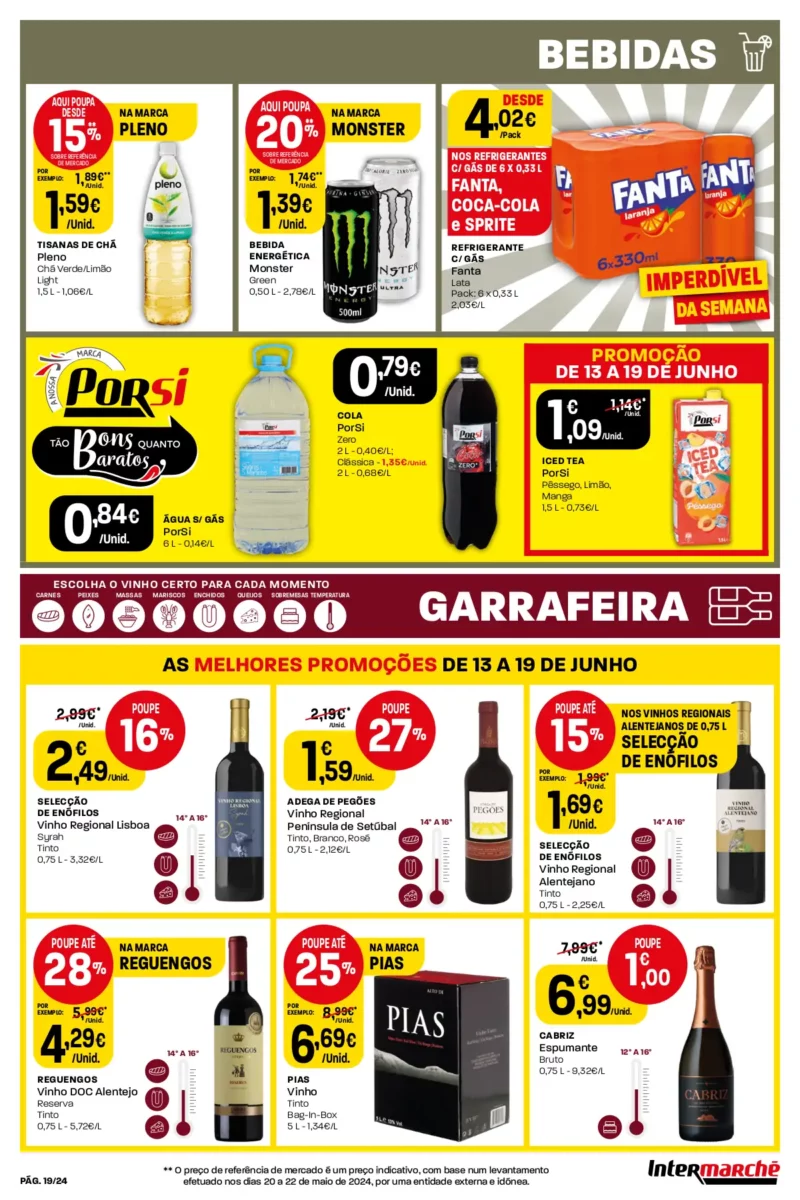 Antevis&atilde;o Folheto Intermarch&eacute;: 13 a 19 de junho