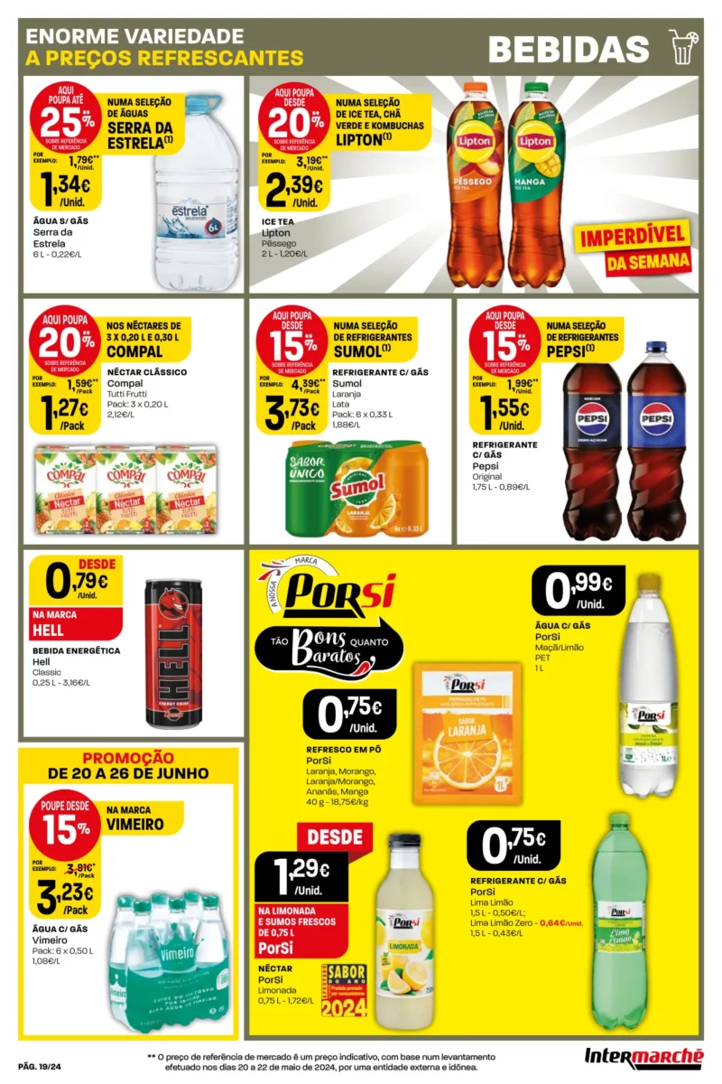 Antevis&atilde;o Folheto Intermarch&eacute; (20-26 Jun)