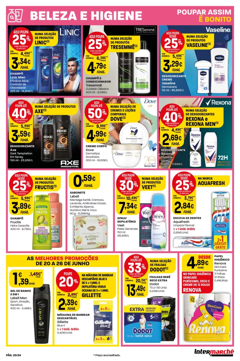 Antevis&atilde;o Folheto Intermarch&eacute; (20-26 Jun)