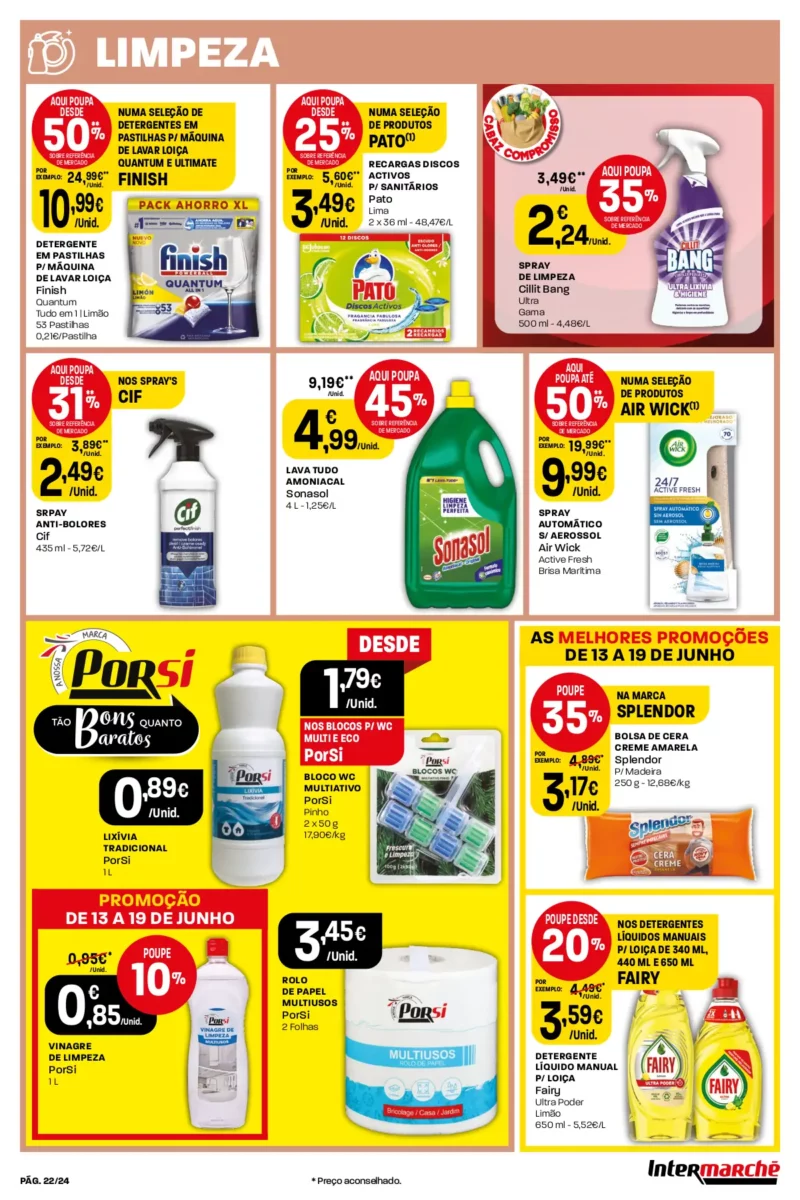 Antevis&atilde;o Folheto Intermarch&eacute;: 13 a 19 de junho