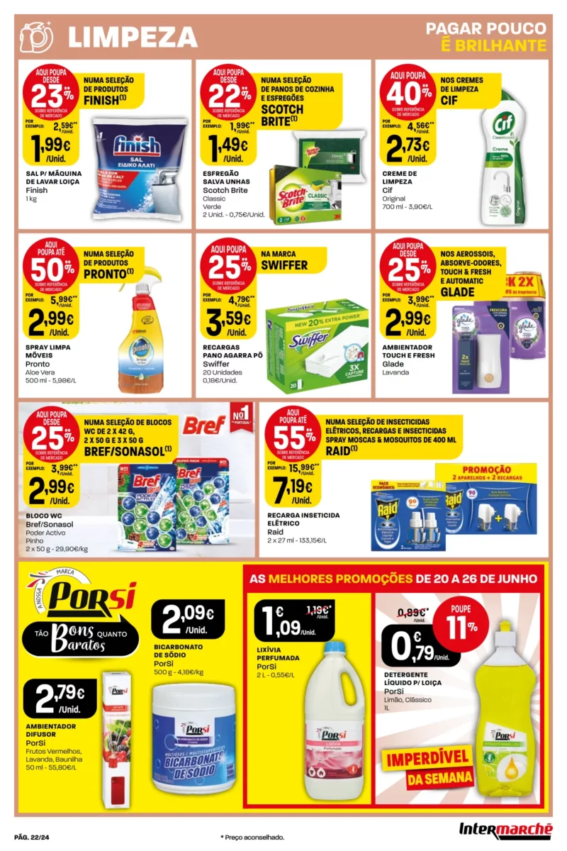 Antevis&atilde;o Folheto Intermarch&eacute; (20-26 Jun)