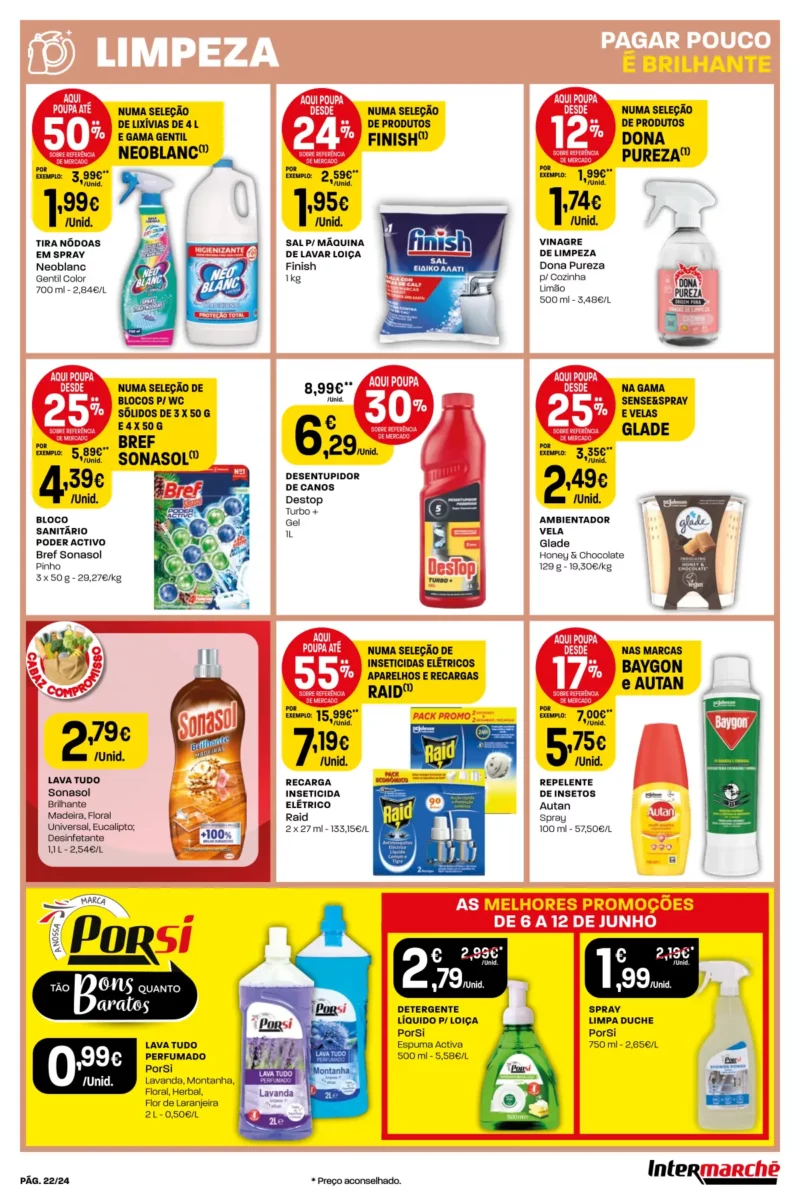 Antevis&atilde;o Folheto Intermarch&eacute; (6 a 12 junho)