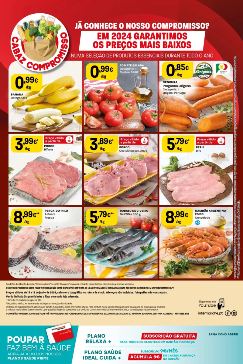 Antevis&atilde;o Folheto Intermarch&eacute;: 13 a 19 de junho