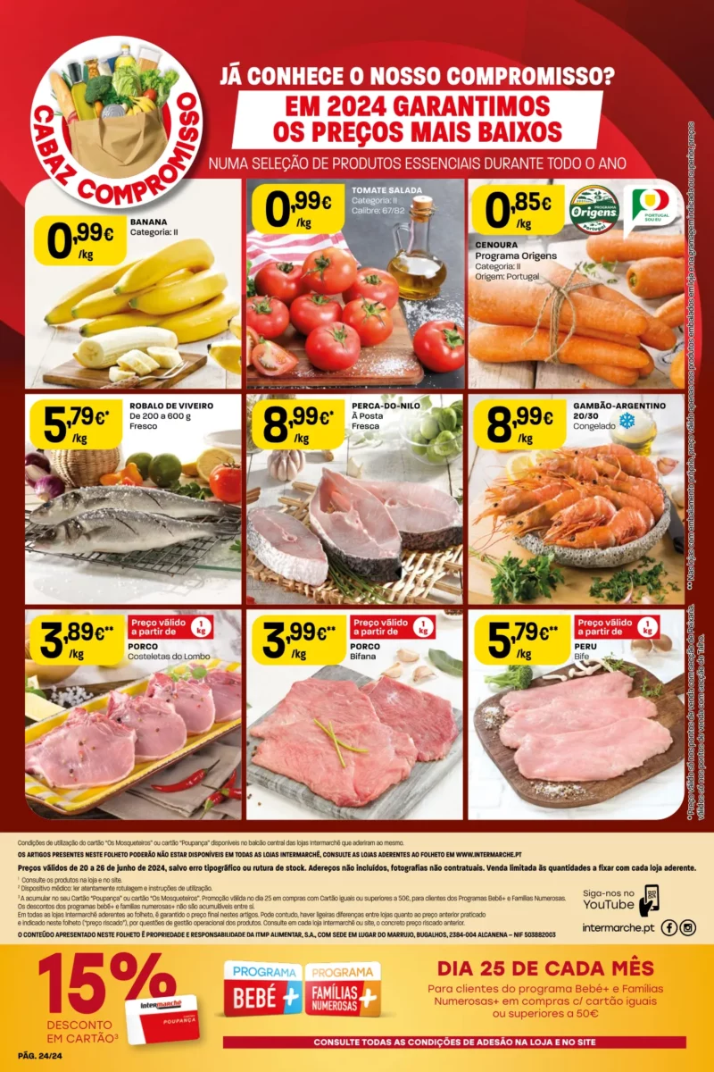 Antevis&atilde;o Folheto Intermarch&eacute; (20-26 Jun)