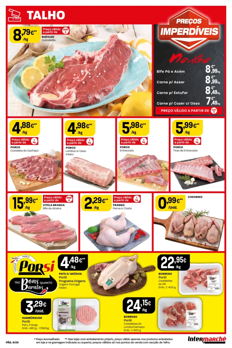 Antevis&atilde;o Folheto Intermarch&eacute; (6 a 12 junho)