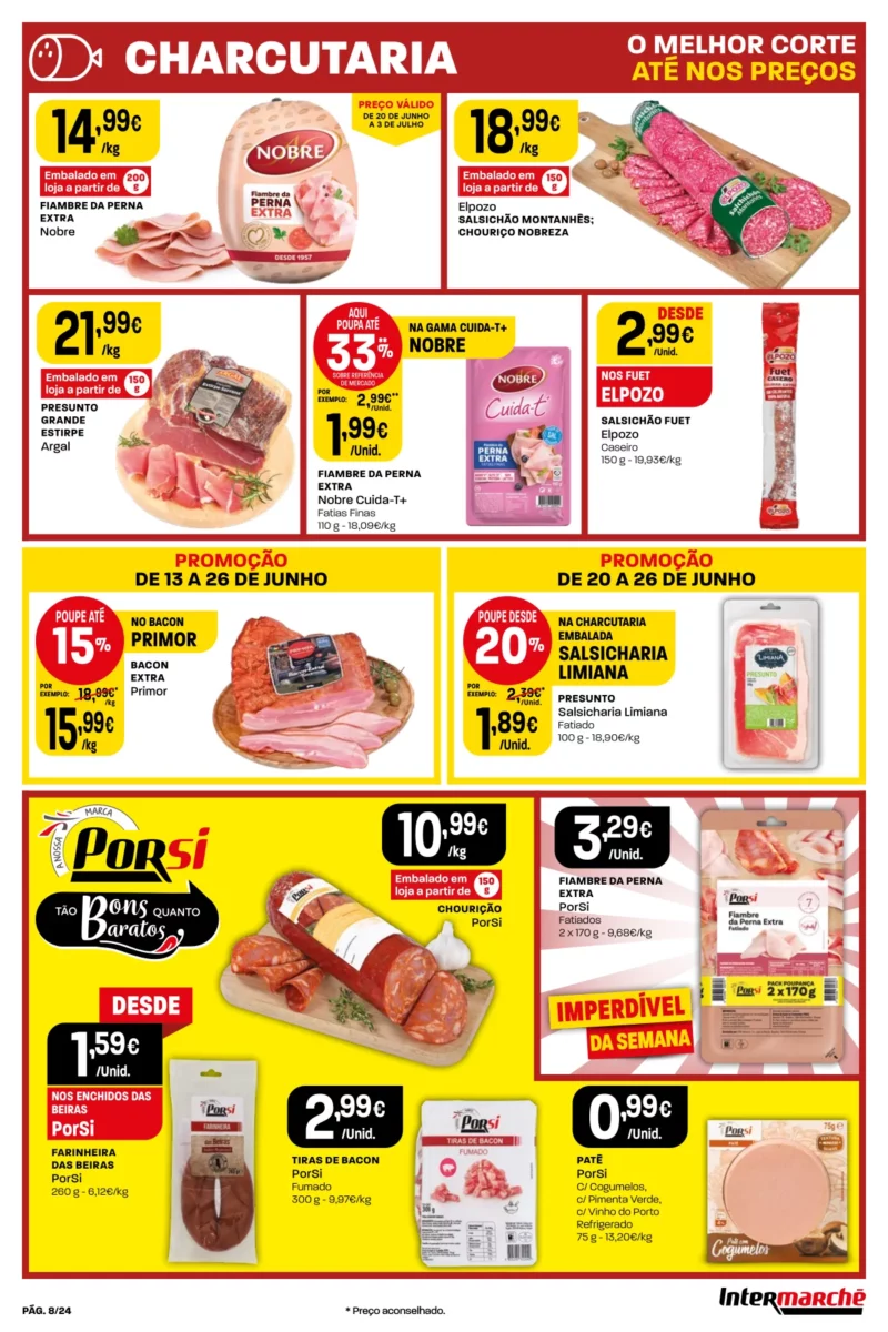 Antevis&atilde;o Folheto Intermarch&eacute; (20-26 Jun)