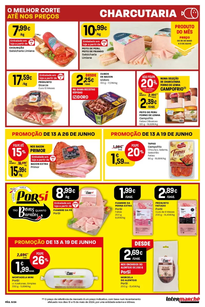 Antevis&atilde;o Folheto Intermarch&eacute;: 13 a 19 de junho