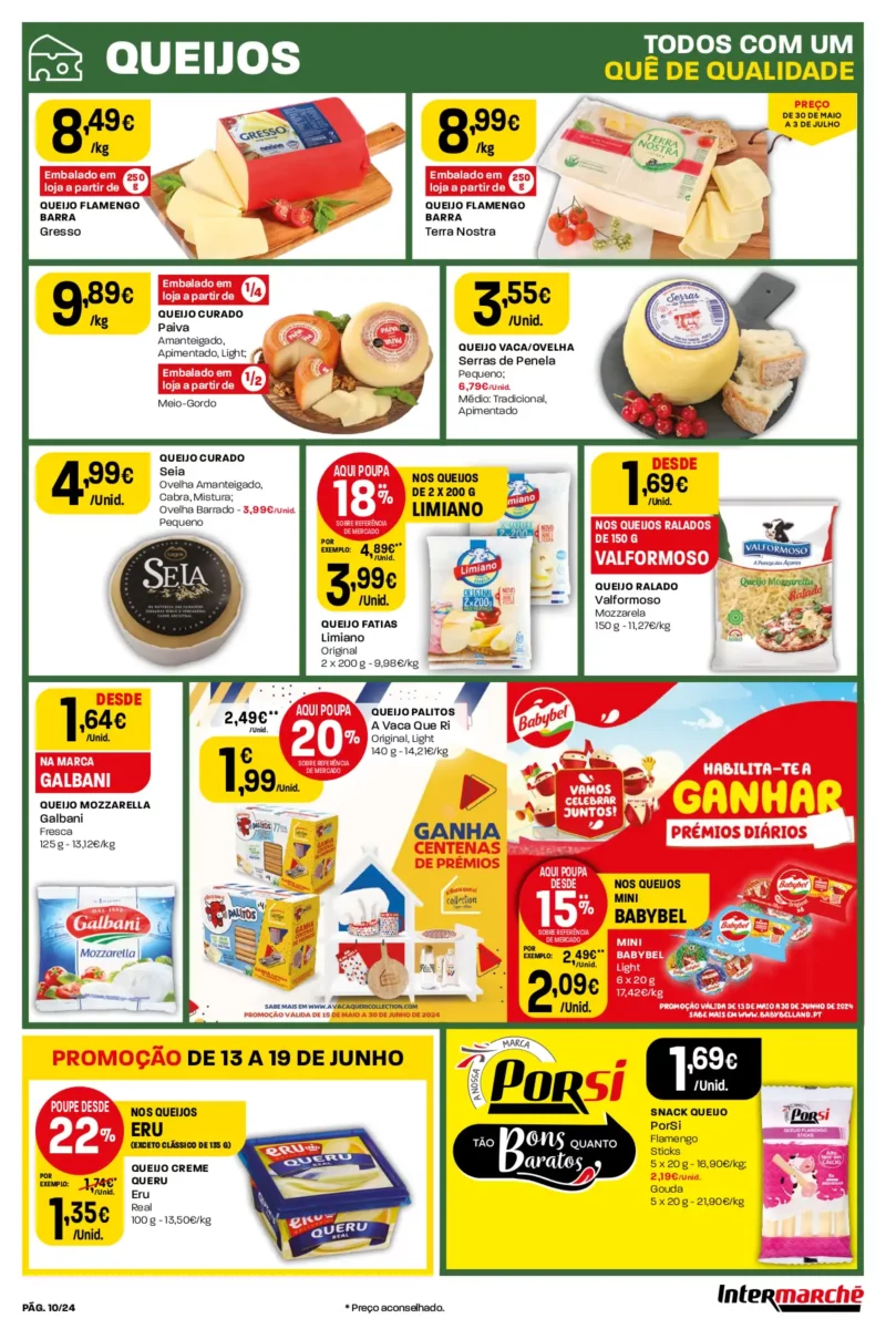 Antevis&atilde;o Folheto Intermarch&eacute;: 13 a 19 de junho