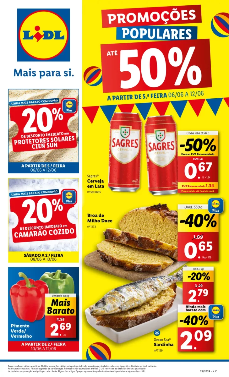 Antevis&atilde;o Folheto LiDL Novidades (a partir de 6 junho)