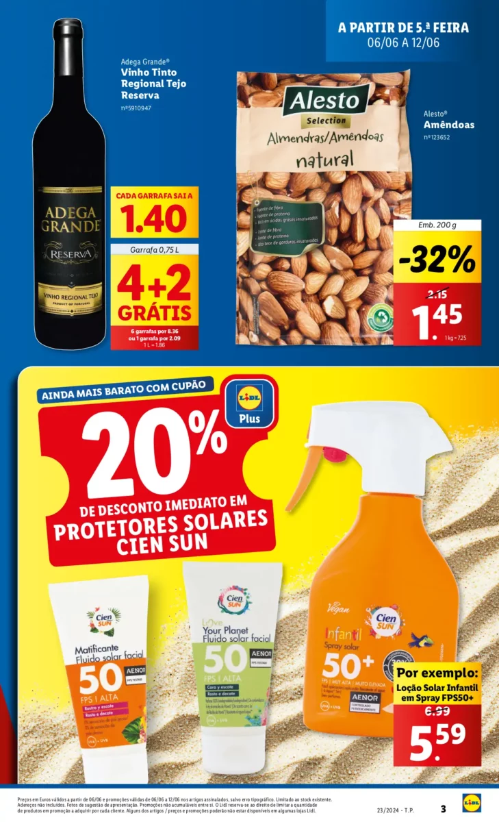 Antevis&atilde;o Folheto LiDL Novidades (a partir de 6 junho)
