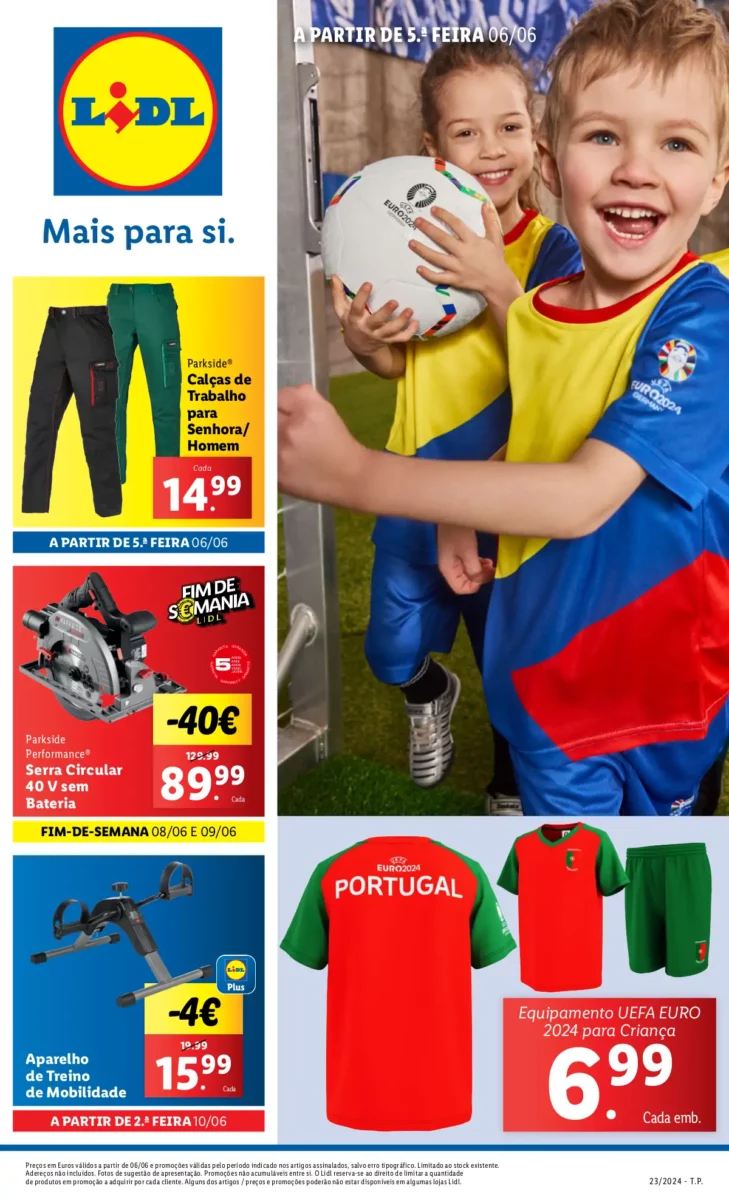 Antevis&atilde;o Folheto LiDL Novidades (a partir de 6 junho)