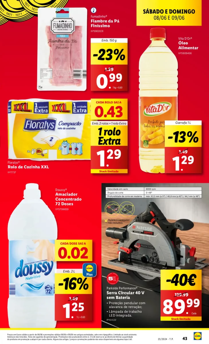 Folheto LiDL Fim-de-semana (8 e 9 junho)