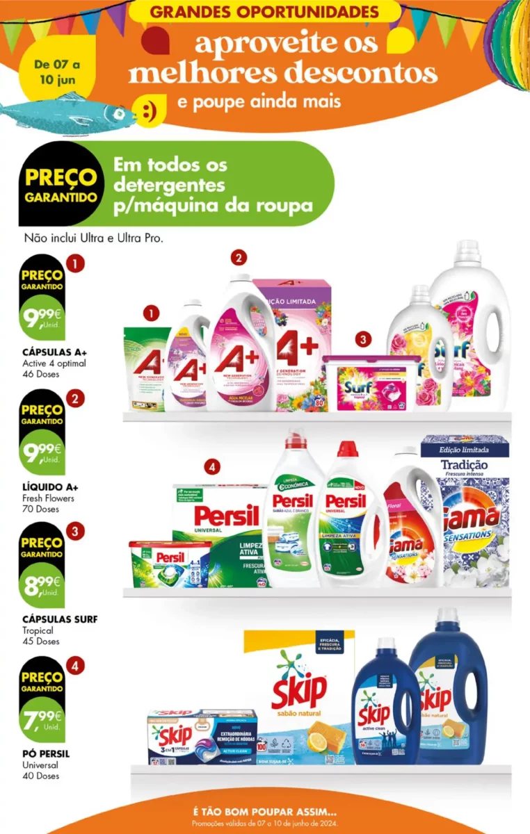 Antevis&atilde;o Folheto Pingo Doce fim-de-semana (7 a 10 junho)