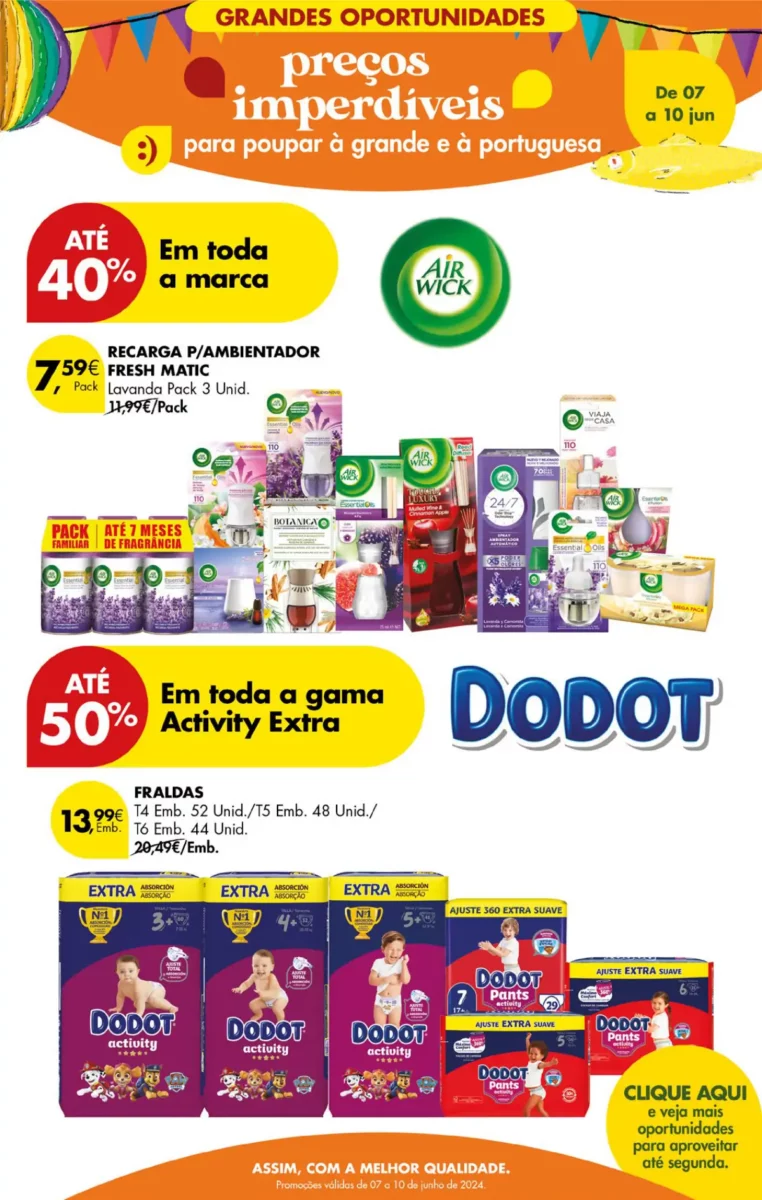 Antevis&atilde;o Folheto Pingo Doce fim-de-semana (Madeira &ndash; de 7 a 10 junho)