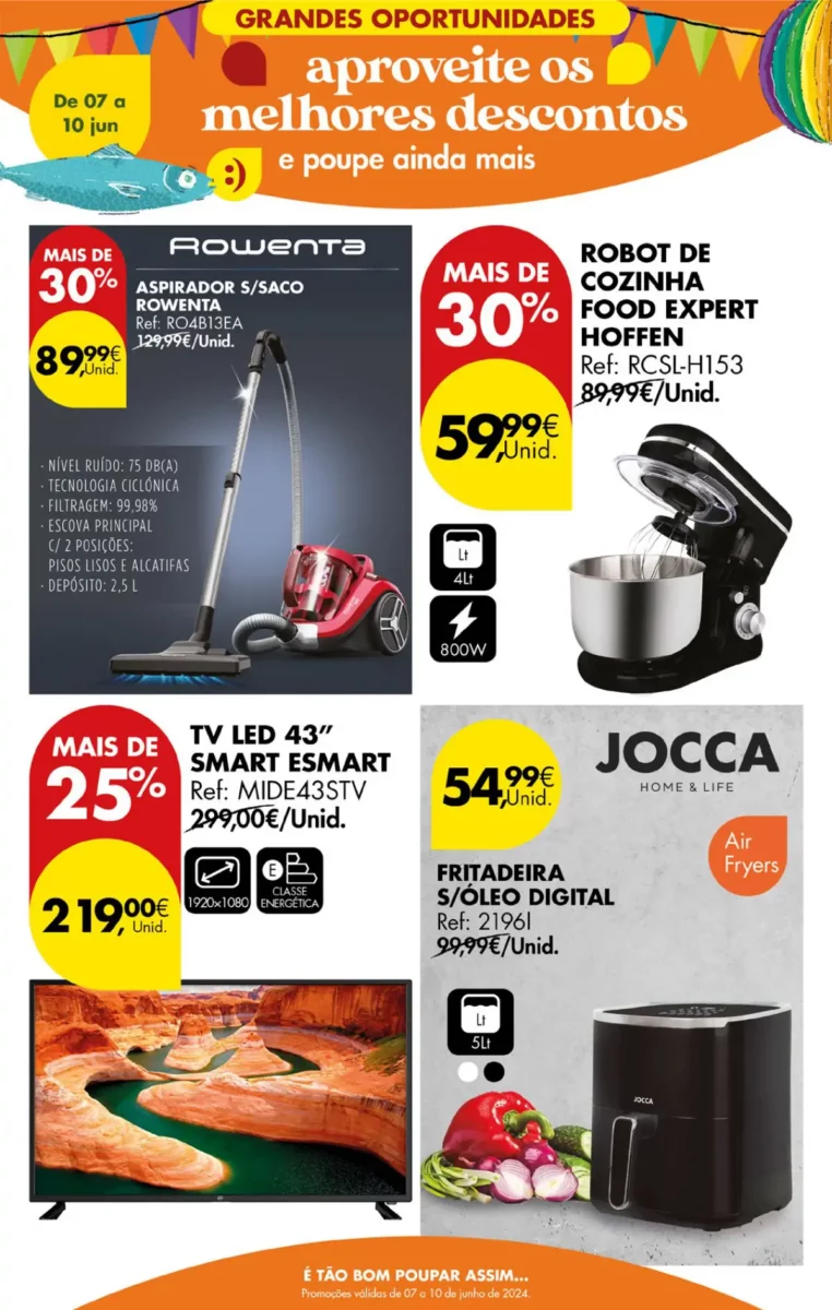 Antevis&atilde;o Folheto Pingo Doce fim-de-semana (7 a 10 junho)