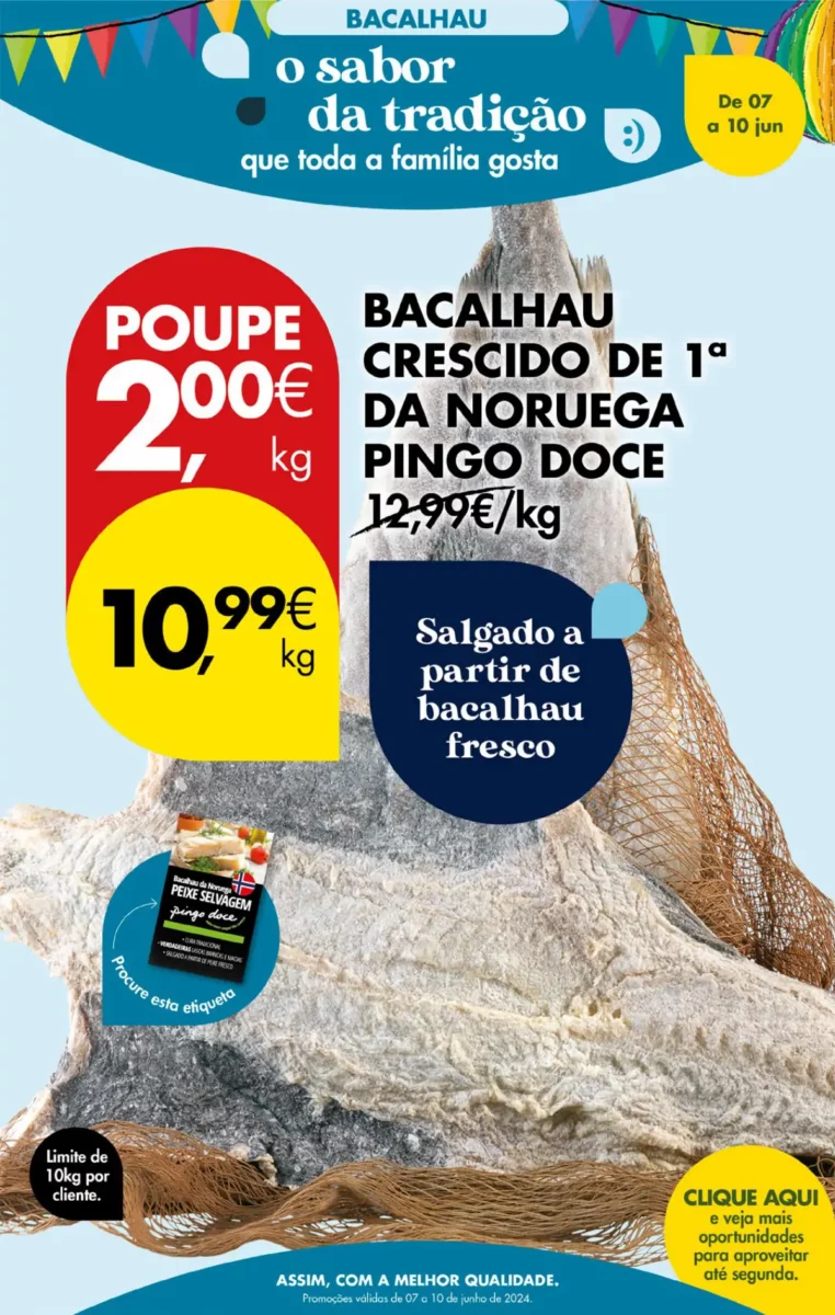 Antevis&atilde;o Folheto Pingo Doce fim-de-semana (Madeira &ndash; de 7 a 10 junho)