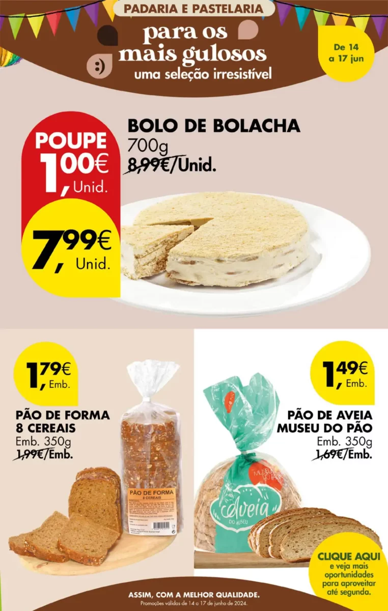 Antevis&atilde;o Folheto Pingo Doce fim-de-semana: 14 a 17 de junho