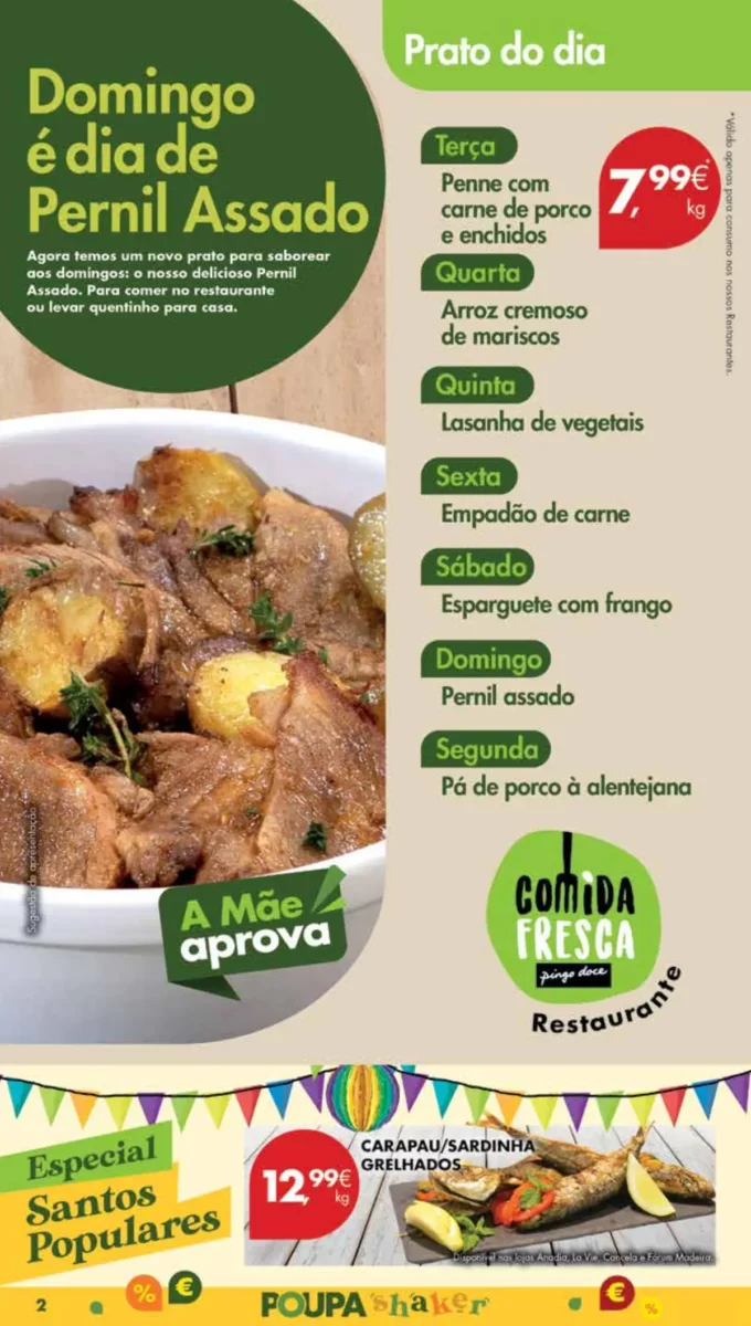 Antevis&atilde;o Folheto Pingo Doce Madeira (4 a 10 junho)
