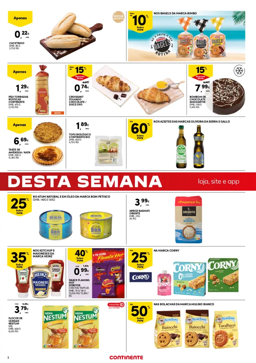 Folheto Continente fim-de-semana: 14 a 17 de junho