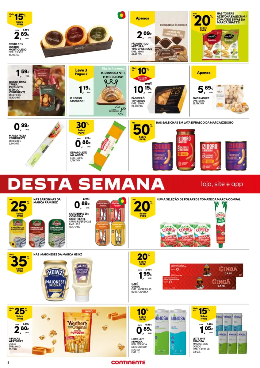 Folheto Continente fim-de-semana (7 a 10 junho)