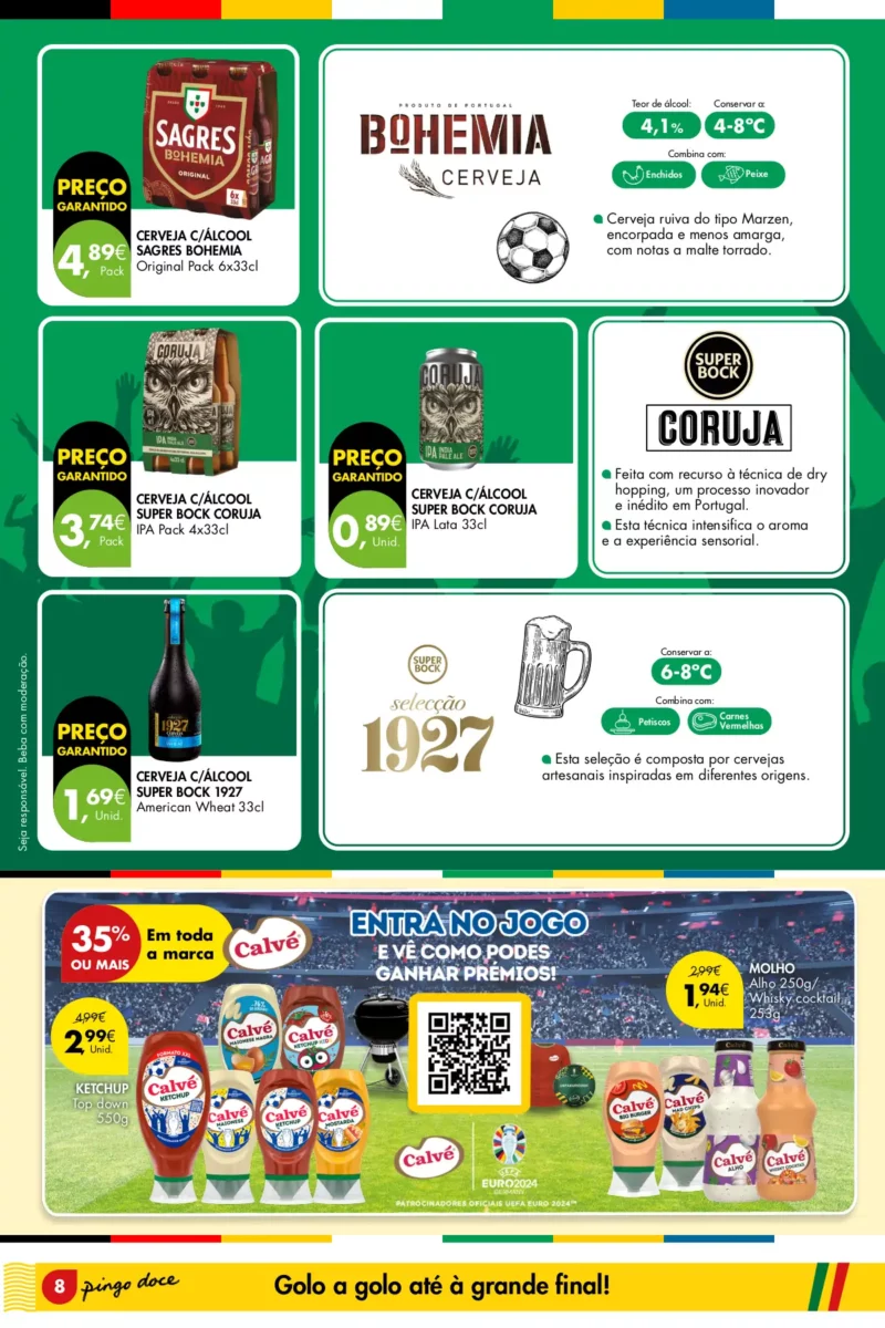 Folheto Pingo Doce especial Euro 2024