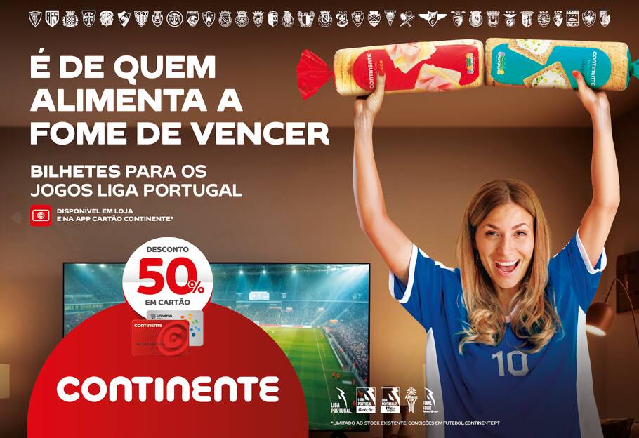 Continente volta a vender bilhetes para as novas &eacute;pocas das competi&ccedil;&otilde;es da Liga Portugal
