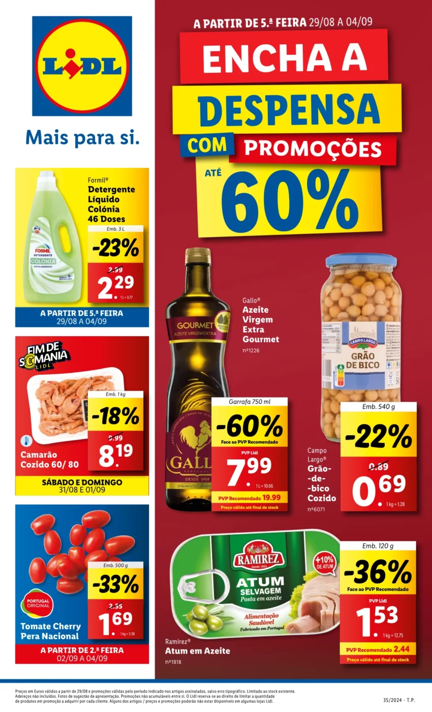 Antevis&atilde;o Folheto LiDL Promo&ccedil;&otilde;es (29 agosto a 4 setembro)