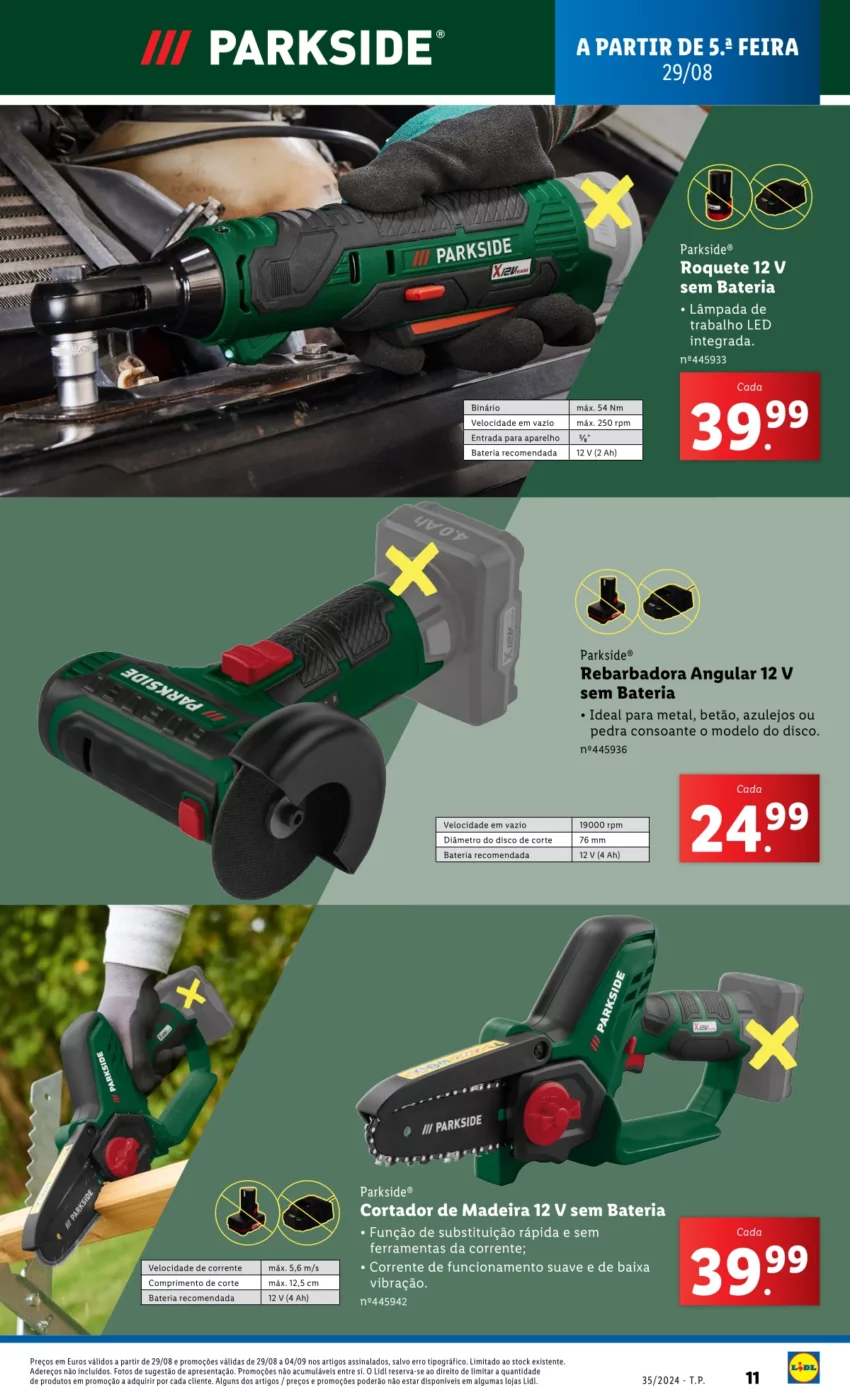 Antevis&atilde;o Folheto LiDL Novidades (29 agosto a 4 setembro)
