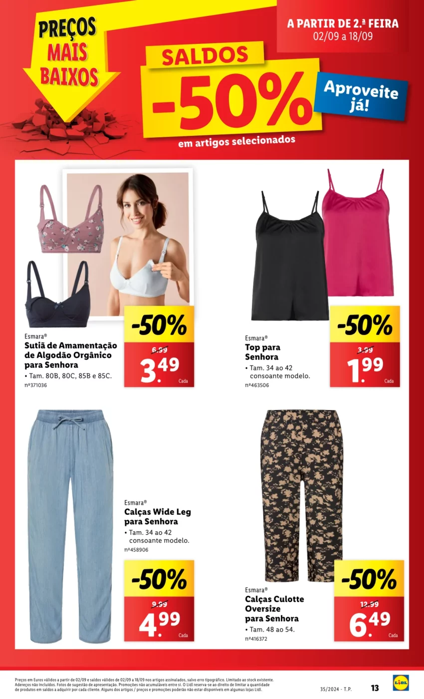 Antevis&atilde;o Folheto LiDL Novidades (29 agosto a 4 setembro)
