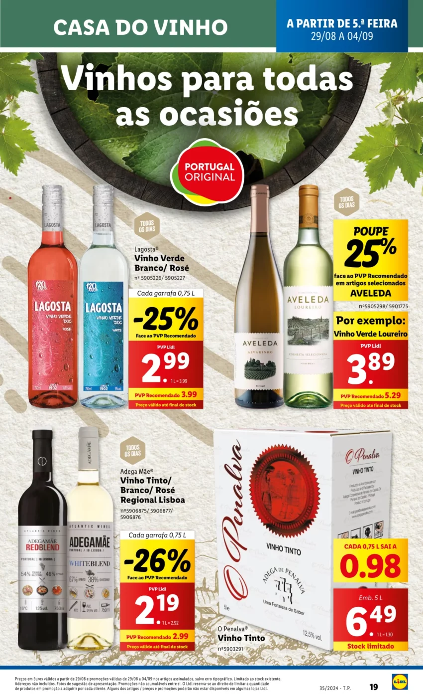 Antevis&atilde;o Folheto LiDL Promo&ccedil;&otilde;es (29 agosto a 4 setembro)