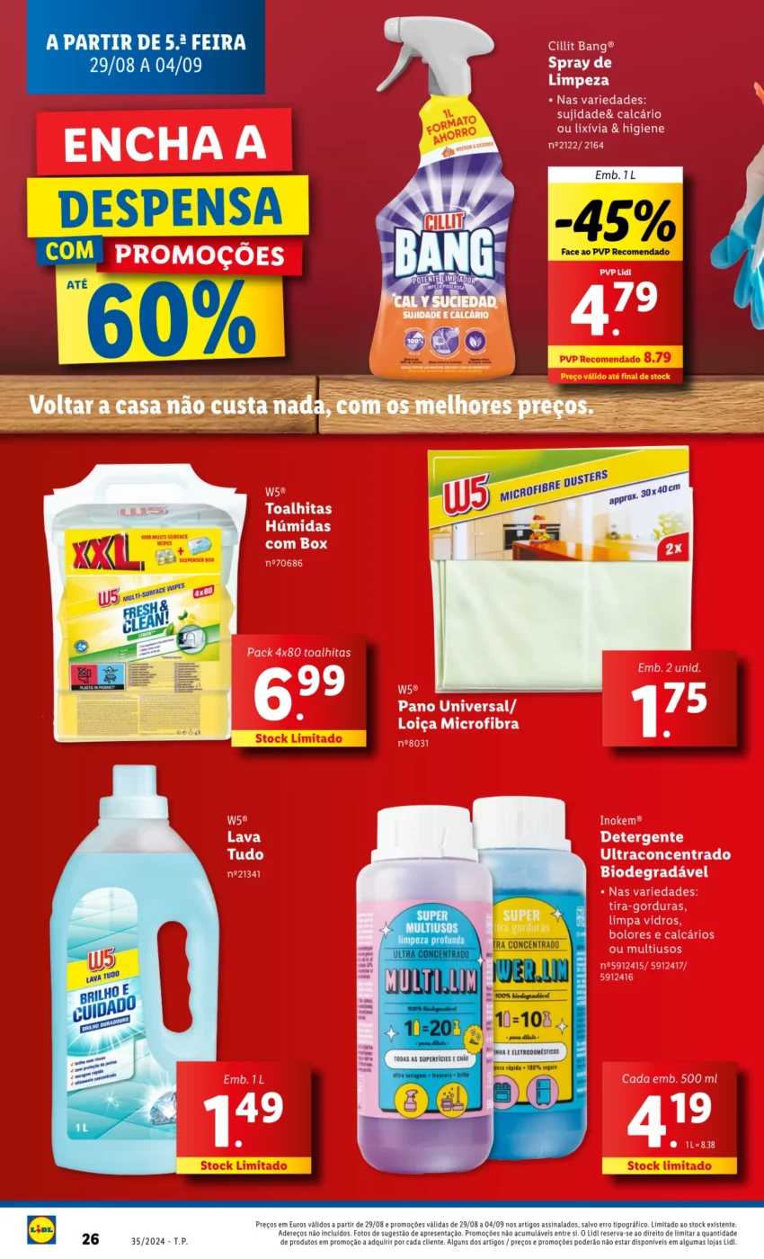 Antevis&atilde;o Folheto LiDL Promo&ccedil;&otilde;es (29 agosto a 4 setembro)