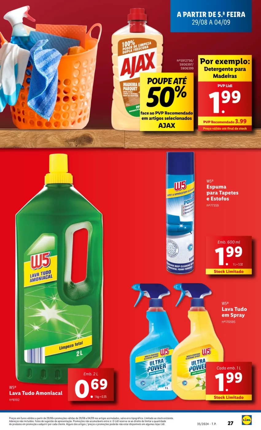 Antevis&atilde;o Folheto LiDL Promo&ccedil;&otilde;es (29 agosto a 4 setembro)